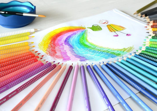 Faber-Castell Colour Grip Pencils Farbstift-Set Aquarell in einer Box 48Stück Packung von 1 Verpackungen
