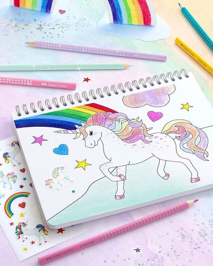 Faber-Castell Grip Sparkle Ξυλομπογιές Σετ 24 χρώματα