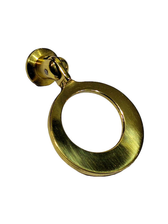 Handmade Brass Furniture Knob Omp Porro 10610-oro1 Gold Polished Diameter 45