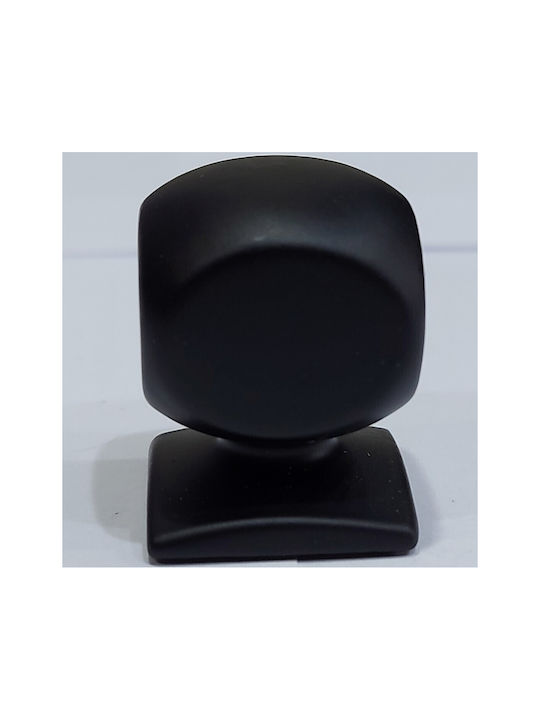 Italian Brass Furniture Knob Omp Porro 11419-000-20a1 Matte Black Diameter 22