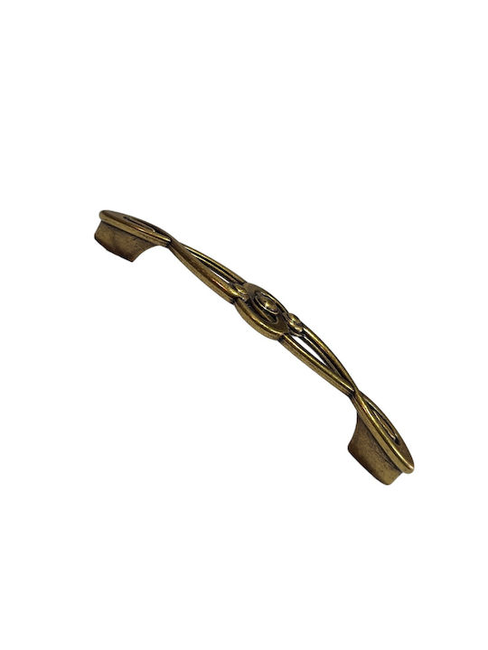 Italian Furniture Handle Euro-fer 0193-brz1 Bronze Diameter 12.8cm
