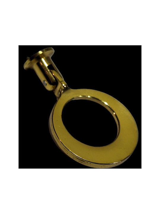 Handmade Brass Furniture Knob Omp Porro 10610-oro1 Gold Polished Diameter 45