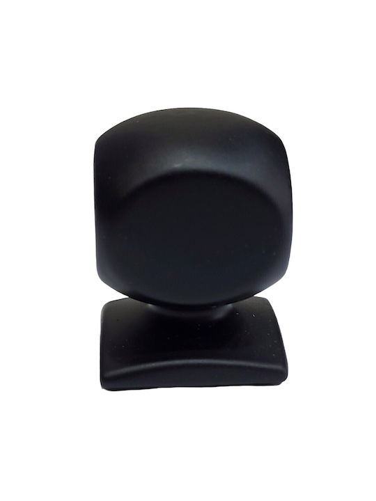 Italian Brass Furniture Knob Omp Porro 11418-000-20a1 Matte Black Diameter 25