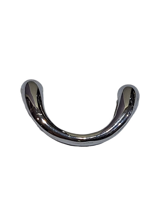 Mâner de Mobilier Italian Eureka 0477-032-ino1 Culoare Full Face Crom Lucios Dimensiune 3,2cm