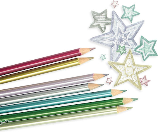 Ooly Modern Metallics Colored Ξυλομπογιές Σετ 12 χρώματα