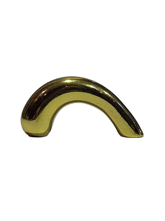 Italian Furniture Handle Eureka 0475-032 Gold 3.2cm Glossy