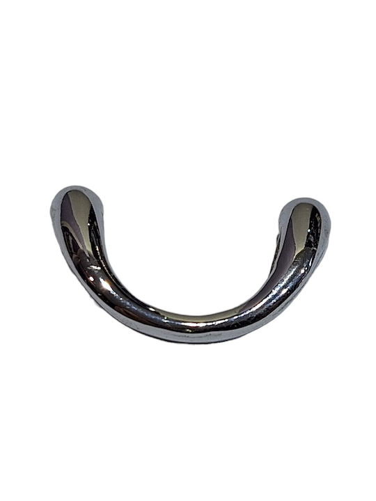 Mâner de Mobilier Italian Eureka 0477-032-ino1 Culoare Full Face Crom Lucios Dimensiune 3,2cm