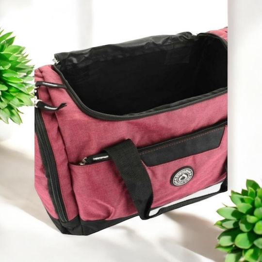 Diplomat Sack Voyage 18lt Burgundy Fabric L40xW20xH25cm