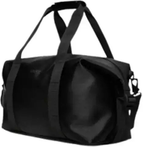 Rains Hilo Weekend Bag Small Σακ Βουαγιάζ 18lt Black Grain Υφασμάτινο Μ40xΠ20xΥ23εκ.