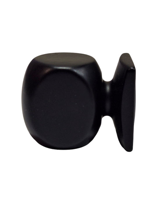 Italian Brass Furniture Knob Omp Porro 11418-000-20a1 Matte Black Diameter 25