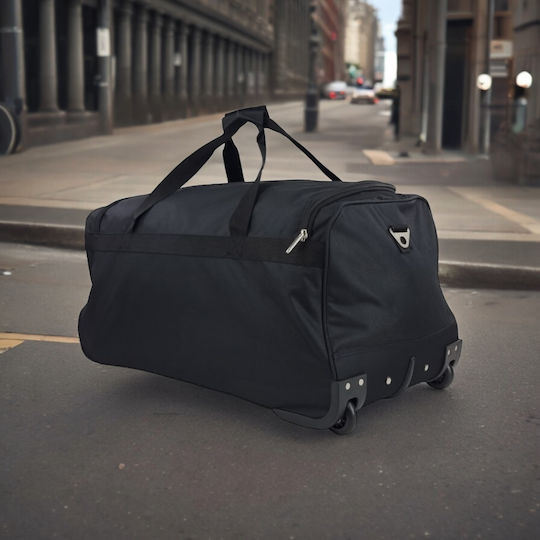 Diplomat Sack Voyage 90lt Black with Wheels Fabric L73xW35xH36cm