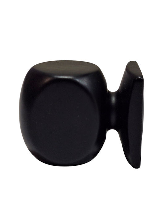 Italian Brass Furniture Knob Omp Porro 11418-000-20a1 Matte Black Diameter 25