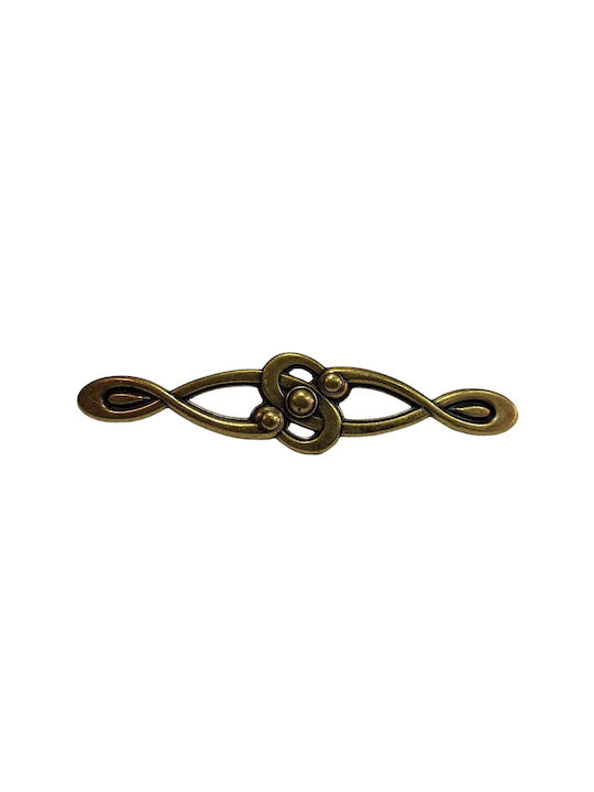 Italian Furniture Handle Euro-fer 0193-brz1 Bronze Diameter 12.8cm