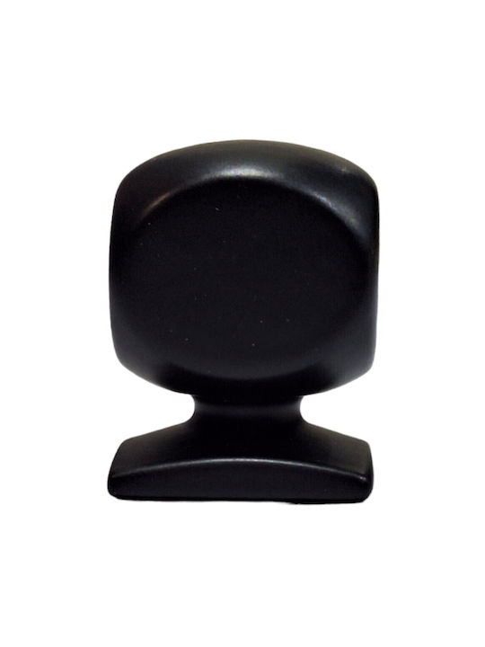 Italian Brass Furniture Knob Omp Porro 11418-000-20a1 Matte Black Diameter 25