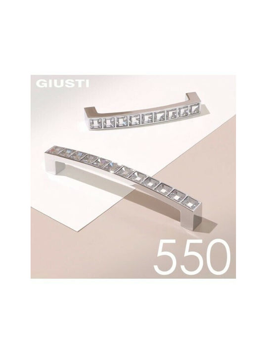 Захват Giusti Swarovski Хром 233-550мн096sw