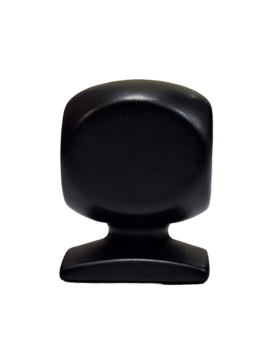 Italian Brass Furniture Knob Omp Porro 11418-000-20a1 Matte Black Diameter 25