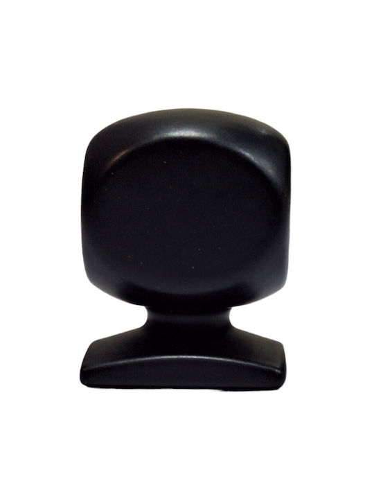 Italian Brass Furniture Knob Omp Porro 11418-000-20a1 Matte Black Diameter 25