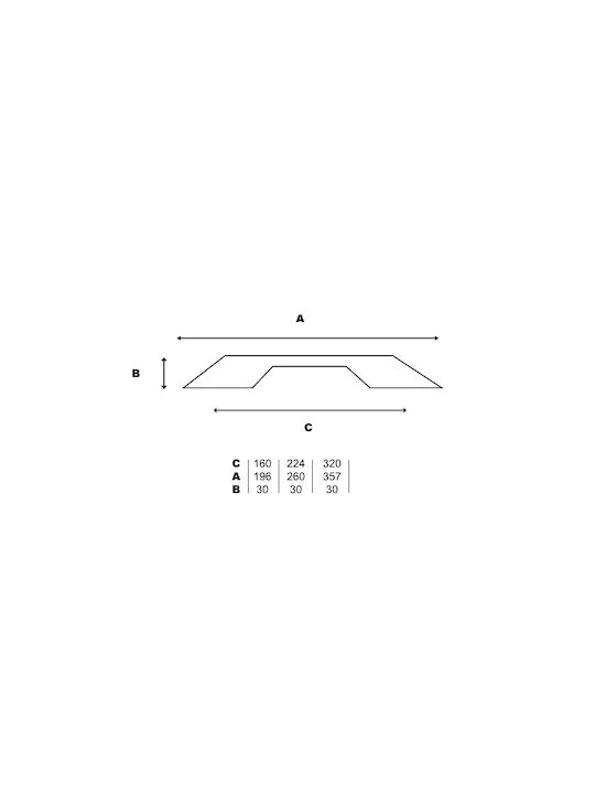 Λαβή Eπίπλου Sn 920 Deco Ματ Μαύρο 160mm