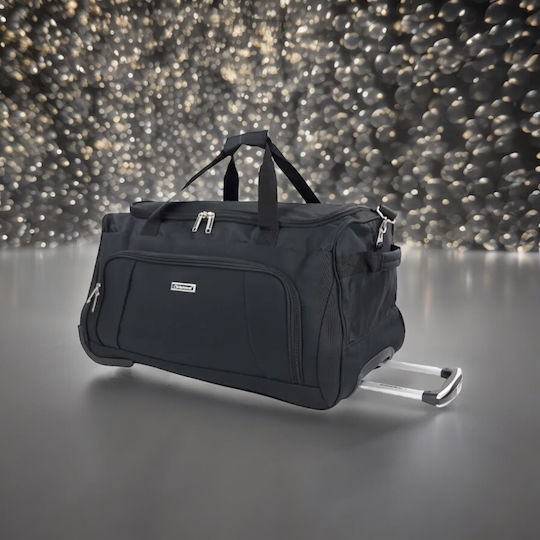 Diplomat Sack Voyage 63lt Black with Wheels Fabric L60xW32xH33cm