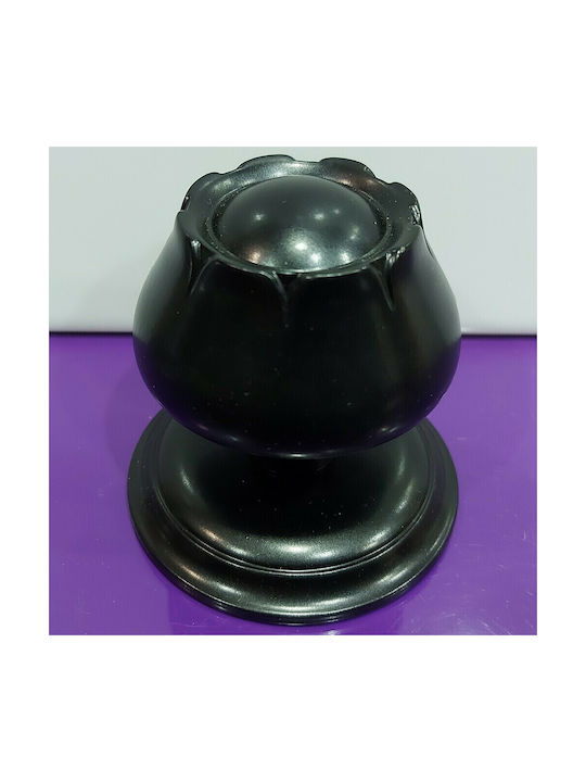 Spanish Brass Front Door Knob Mein 9274-may Black Matte Dimensions 83×83×80 Mm