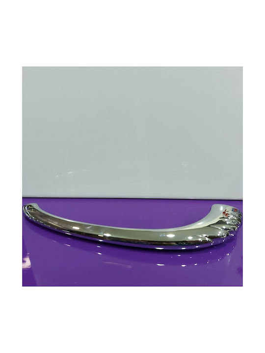 Italian Brass Front Door Handle Salice Paolo 4902-ino Chrome Glossy Length 30.0cm