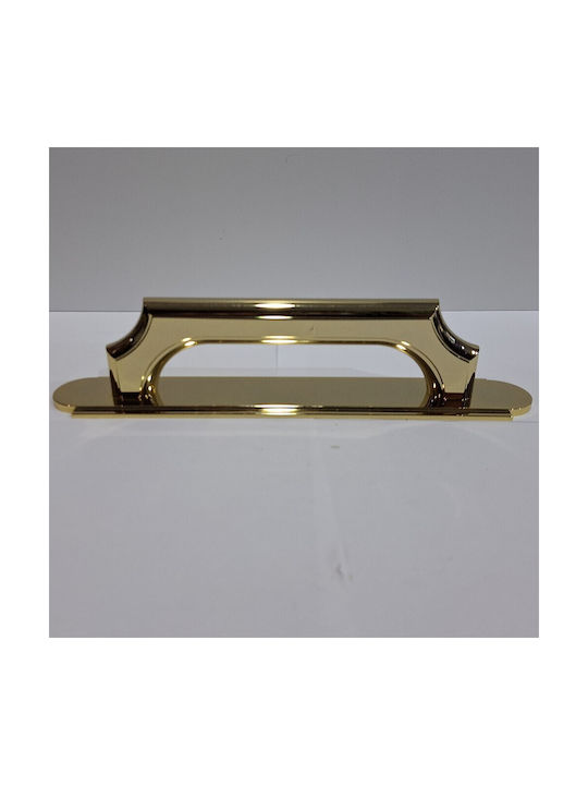 Italian Bronze Handmade Front Door Handle Acm 11272-178-24k Gold-Polished Dimension 17.8cm