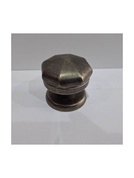 Nestori 0800-fer1 Italian Brass Front Door Lever Vintage Silver Dimensions 70 × 70 × 67 Mm