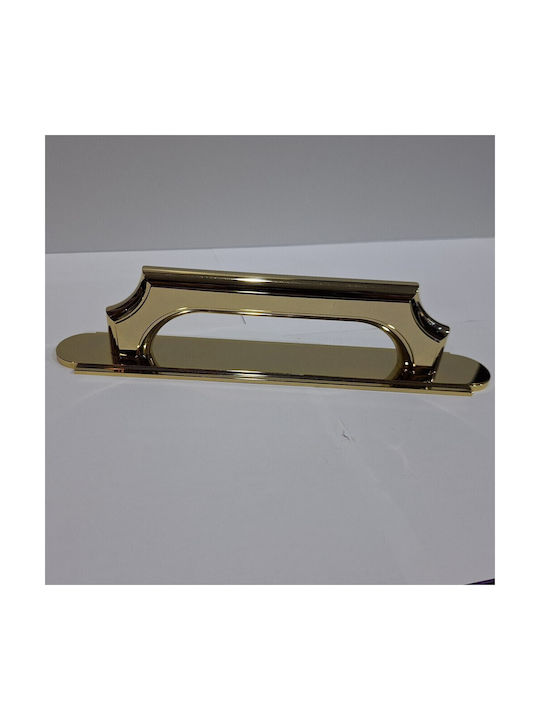 Italian Bronze Handmade Front Door Handle Acm 11272-178-24k Gold-Polished Dimension 17.8cm