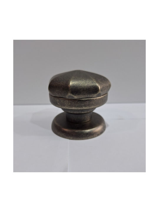 Nestori 0800-fer1 Italian Brass Front Door Lever Vintage Silver Dimensions 70 × 70 × 67 Mm