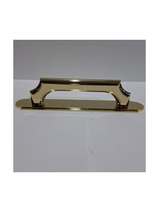 Italian Bronze Handmade Front Door Handle Acm 11272-178-24k Gold-Polished Dimension 17.8cm