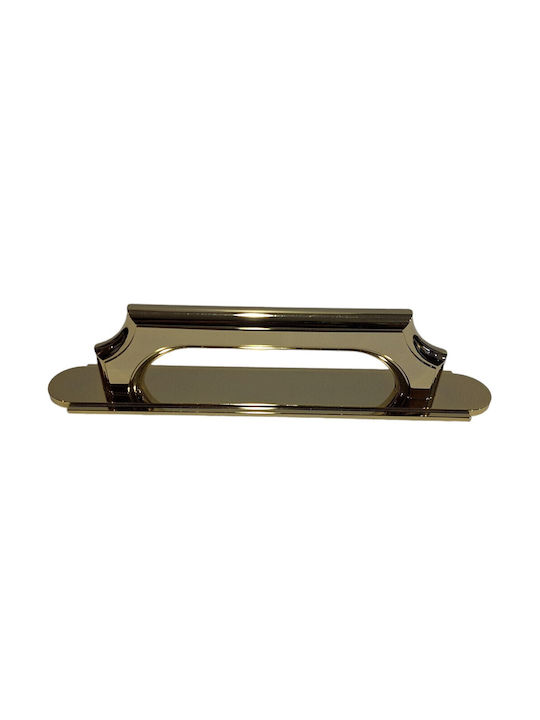 Italian Bronze Handmade Front Door Handle Acm 11272-178-24k Gold-Polished Dimension 17.8cm