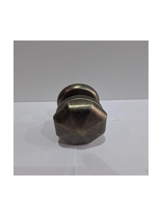Nestori 0800-fer1 Italian Brass Front Door Lever Vintage Silver Dimensions 70 × 70 × 67 Mm