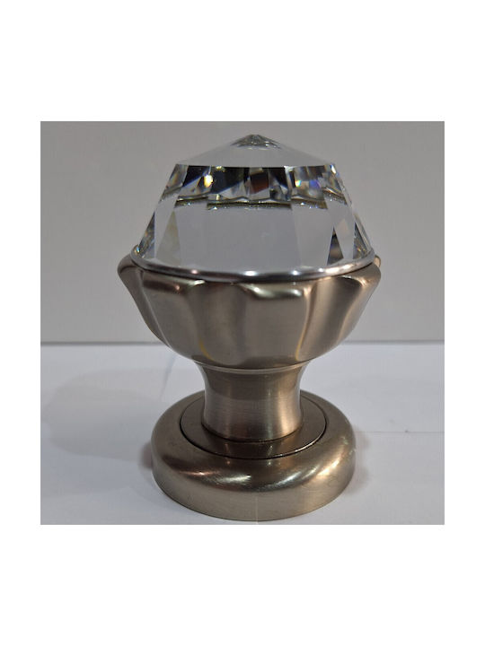 Spanish Brass Knob Mestre 4882-swa1 Swarovski Crystal