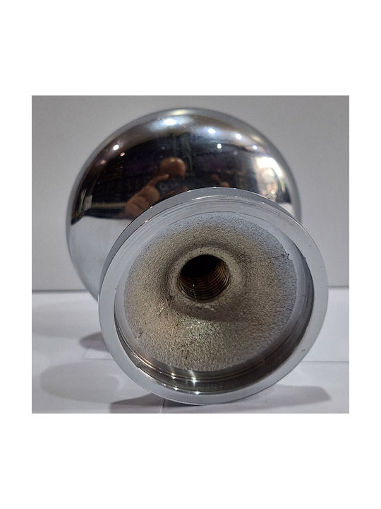 Regutti 4889-000-ινο Italian Brass Front Door Knob Dual Color Dimensions 72 × 72 × 75 Mm