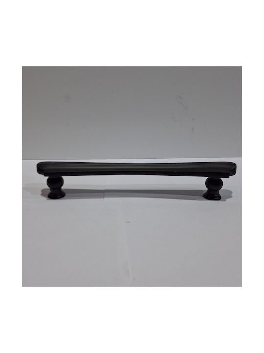 Spanish Brass Front Door Handle Mestre 10551-12b1 Matte Black Diameter 20.0cm
