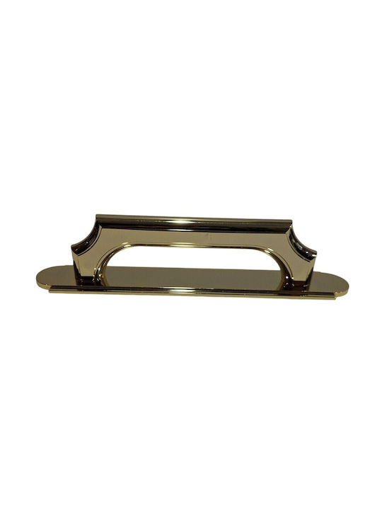 Italian Bronze Handmade Front Door Handle Acm 11272-178-24k Gold-Polished Dimension 17.8cm