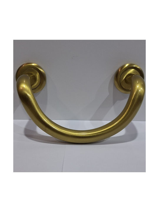 Mânere Ușă Nestori 0625-20a1 Auriu Mat-satin Dimensiune 17,0cm