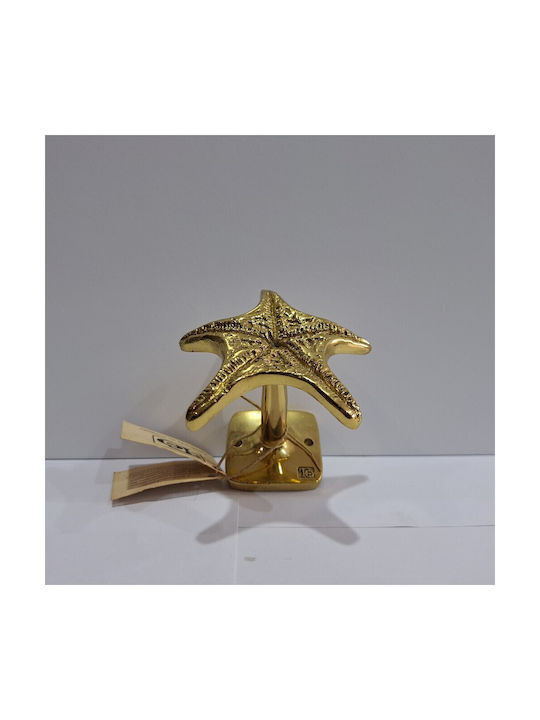 Handgefertigter Kupfer Spanischer Türknopf Coba 4885-Gold Hochglanz Maße 90 × 90 × 75 Mm