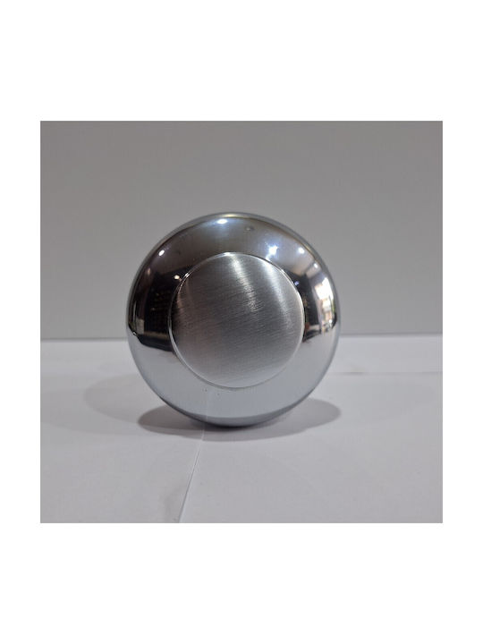 Regutti 4889-000-ινο Italian Brass Front Door Knob Dual Color Dimensions 72 × 72 × 75 Mm