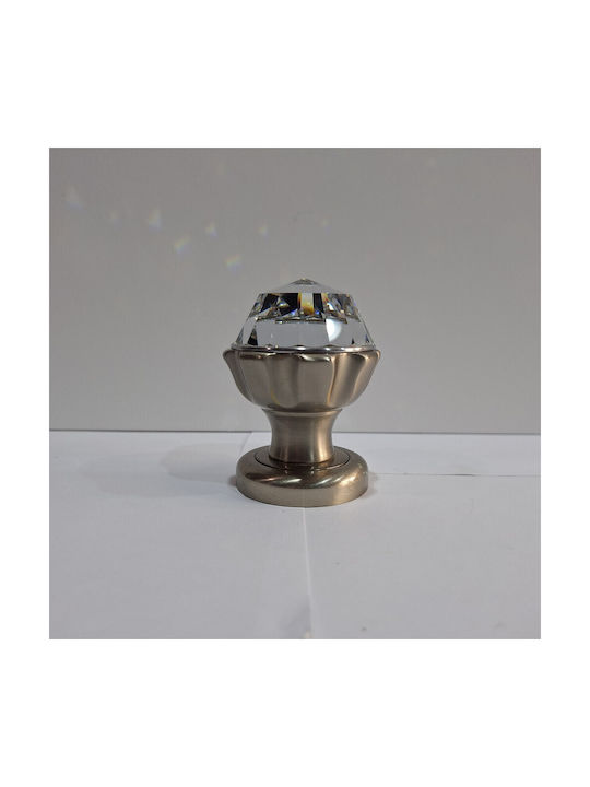 Spanish Brass Knob Mestre 4882-swa1 Swarovski Crystal