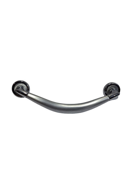 Italienische Messing Türgriff Fba 0454-2600-10c21 Chrom-Chrom Glänzend Maße 26,0cm