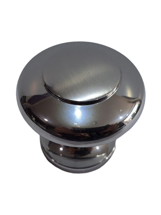 Regutti 4889-000-ινο Italian Brass Front Door Knob Dual Color Dimensions 72 × 72 × 75 Mm