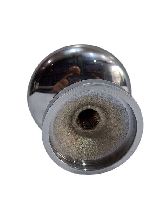 Regutti 4889-000-ινο Italian Brass Front Door Knob Dual Color Dimensions 72 × 72 × 75 Mm