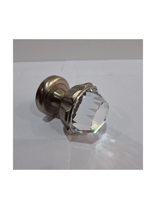 Spanish Brass Knob Mestre 4882-swa1 Swarovski Crystal