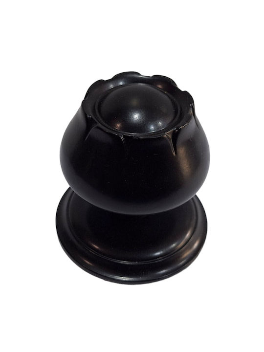 Spanish Brass Front Door Knob Mein 9274-may Black Matte Dimensions 83×83×80 Mm