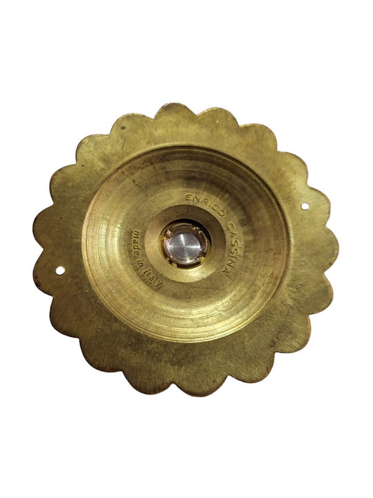 Italienischer Messing-Tastatur Enrico Cassina 4870-20a1 Gold Matt