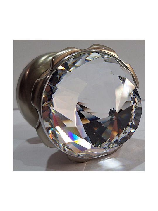 Spanish Brass Knob Mestre 4882-swa1 Swarovski Crystal