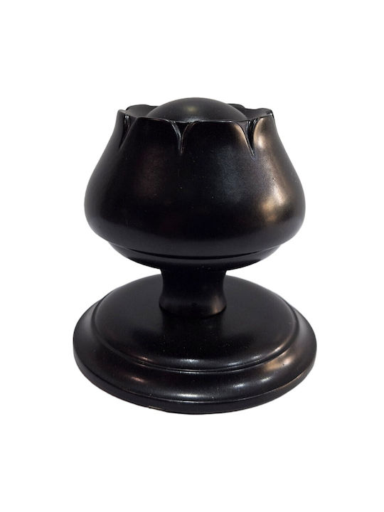 Spanish Brass Front Door Knob Mein 9274-may Black Matte Dimensions 83×83×80 Mm