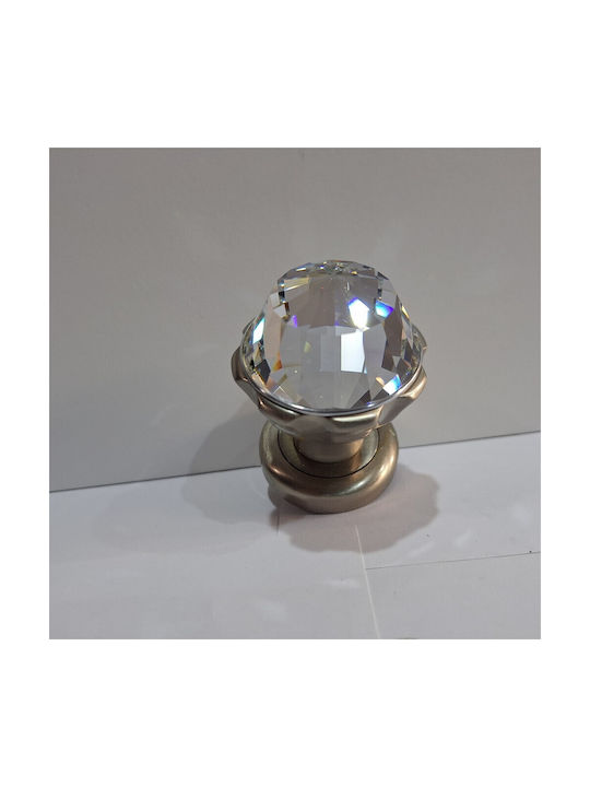 Spanish Brass Knob Mestre 4882-swa1 Swarovski Crystal