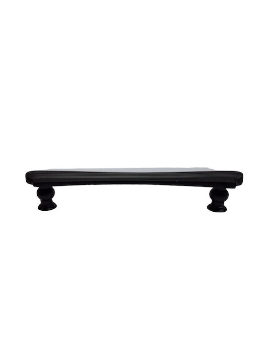 Spanish Brass Front Door Handle Mestre 10551-12b1 Matte Black Diameter 20.0cm